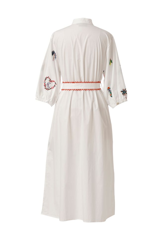 Emily Lovelock Zora Dress White