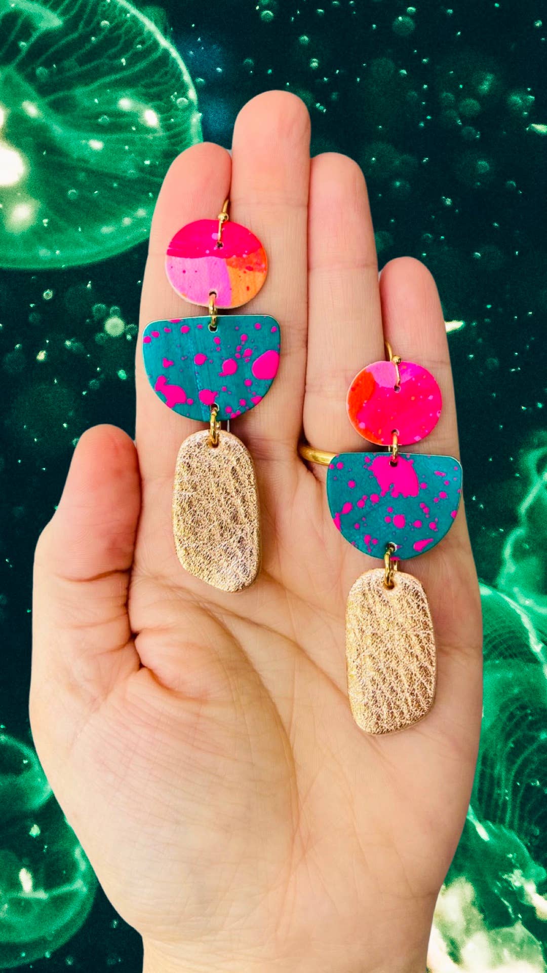 Polka Polly Flourish - Rose Metallic