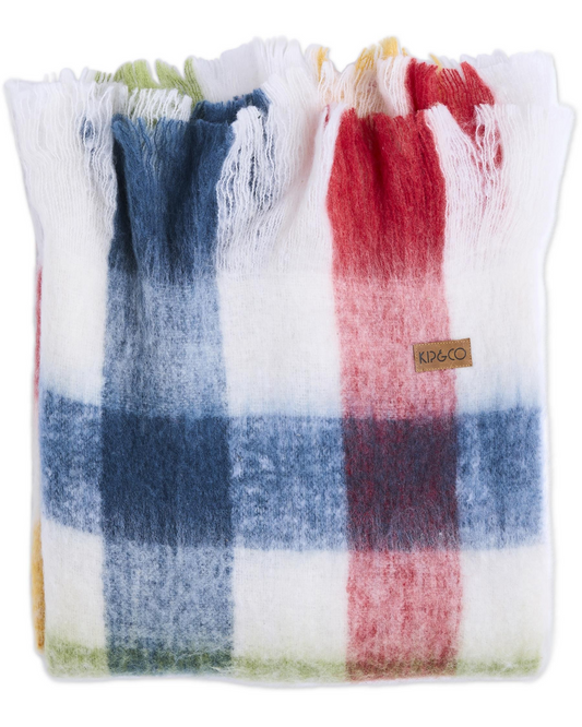 Kip and Co Cabin Tartan Cosy Blanket - One Size