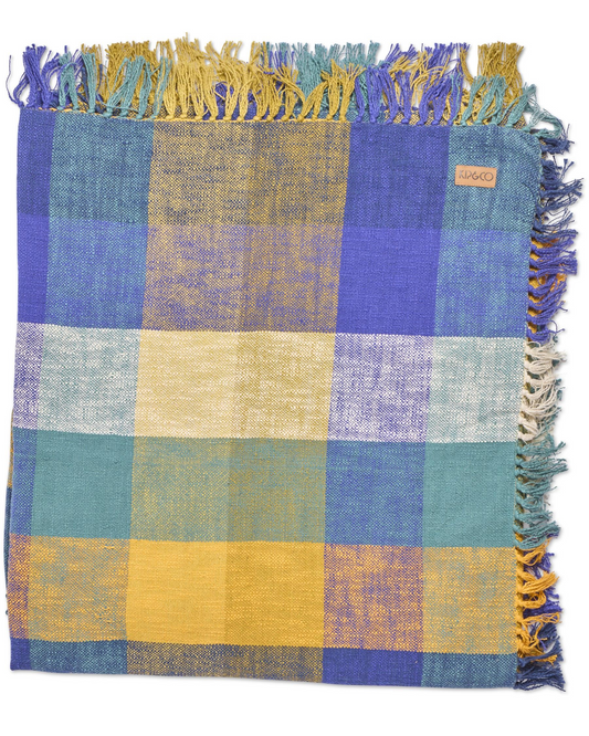 Kip and Co Bellevue Tartan Woven Throw - One Size