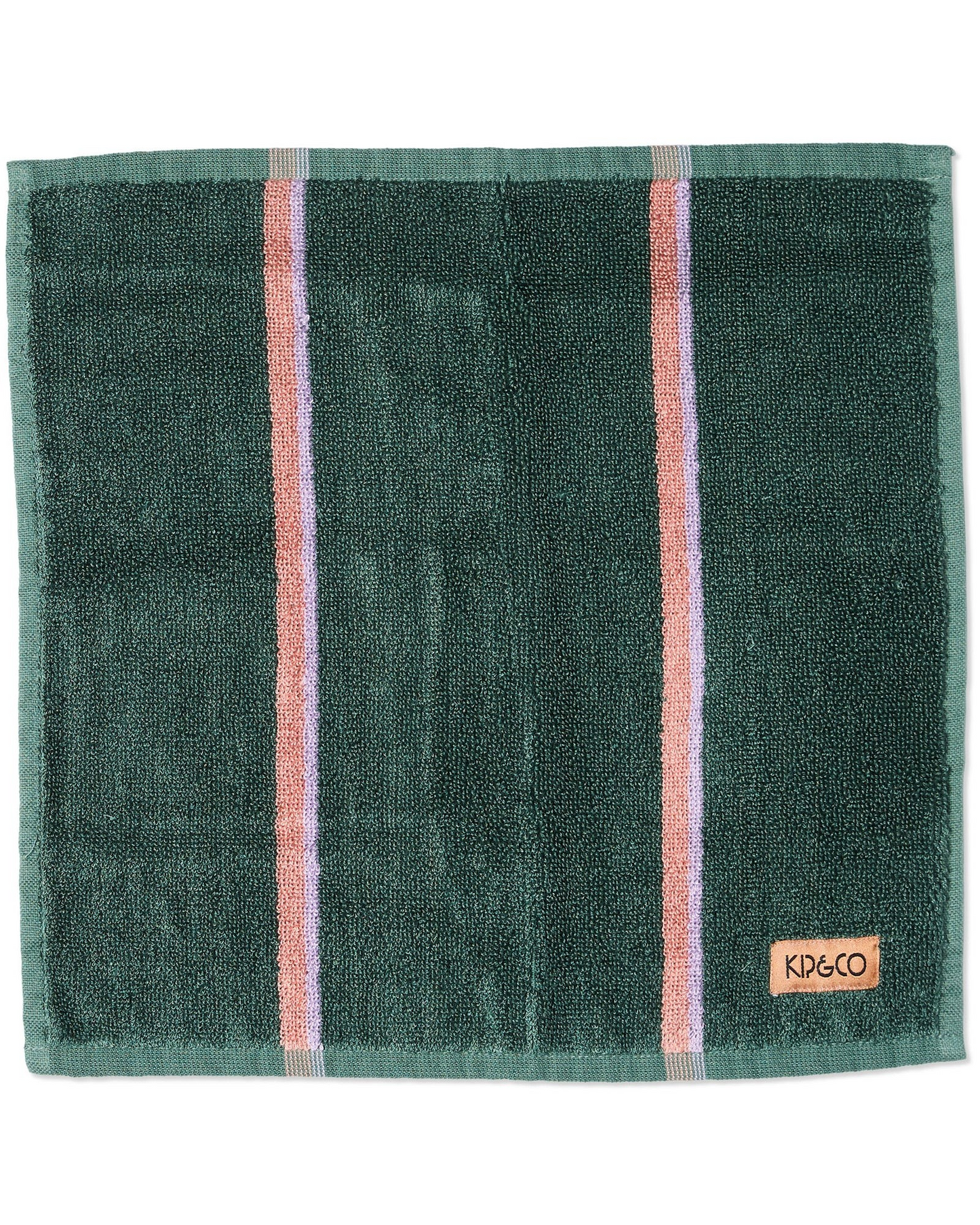 Kip and Co Wakame Crush Stripe Bamboo Face Washer