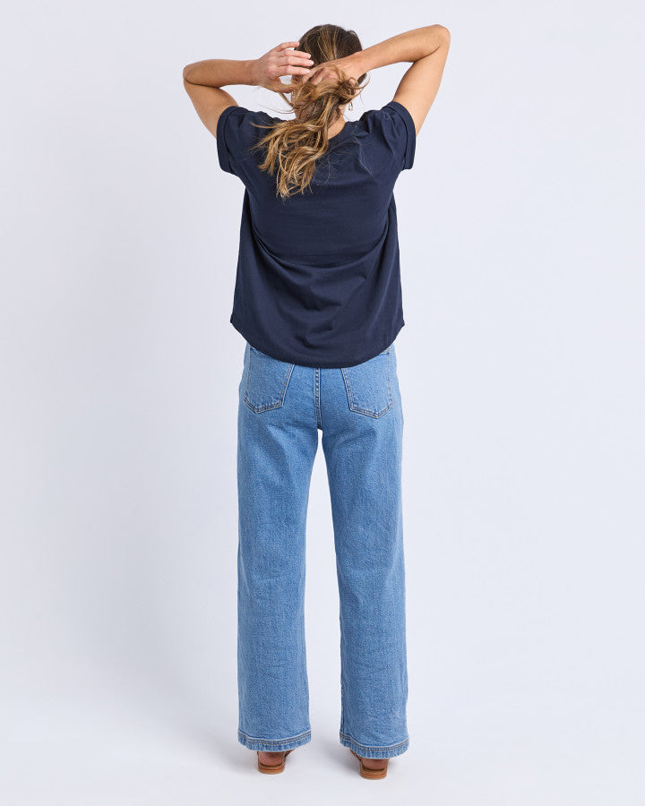 Foxwood Confetti Tee Navy