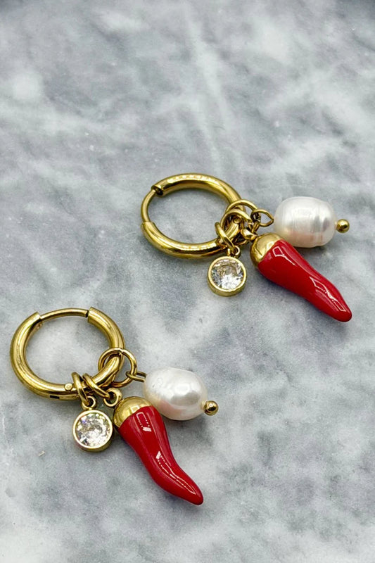 Mosk Melbourne Chilli Charm Hoops