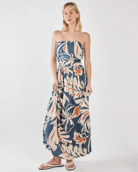 SASS Jana Strapless Dress Wild Orchid