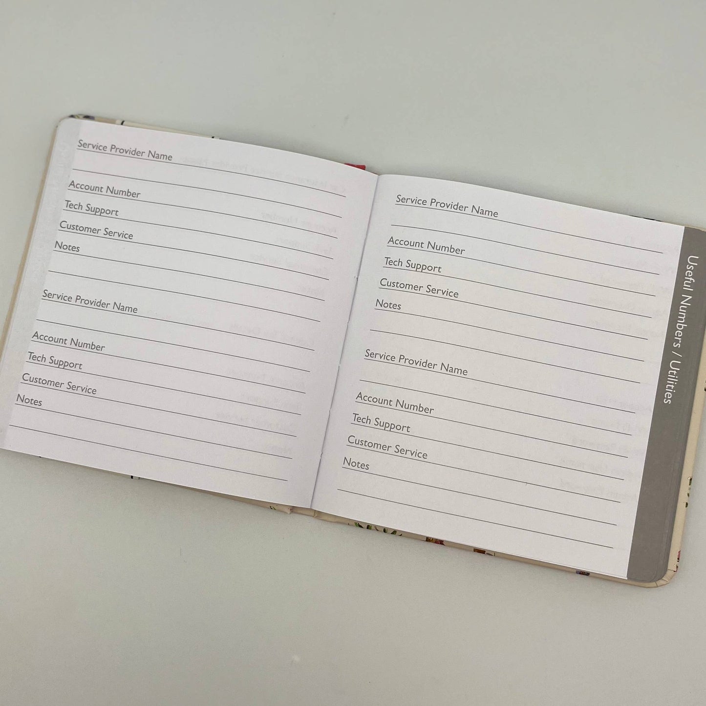 Password Book Flowers Bright Gift Stationery