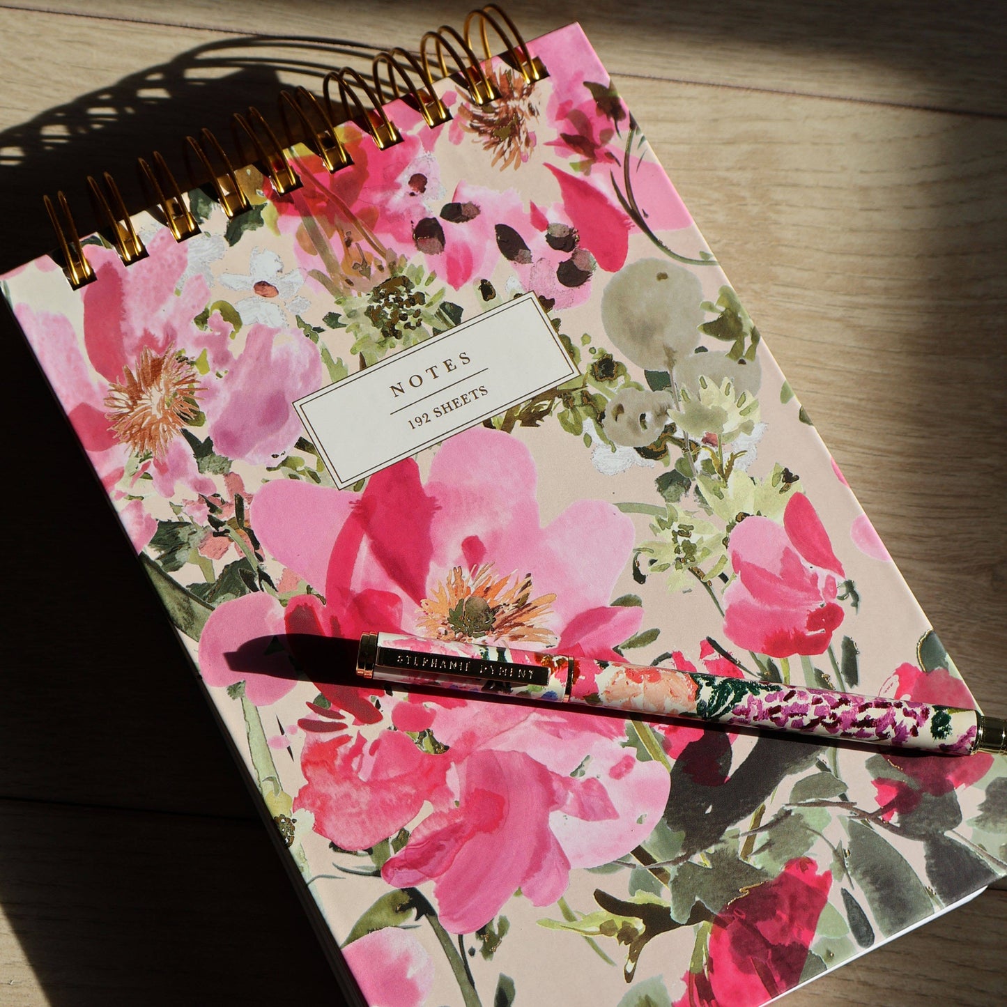 Single Gift Pen Boxed Engraved Floral Stephanie Dyment