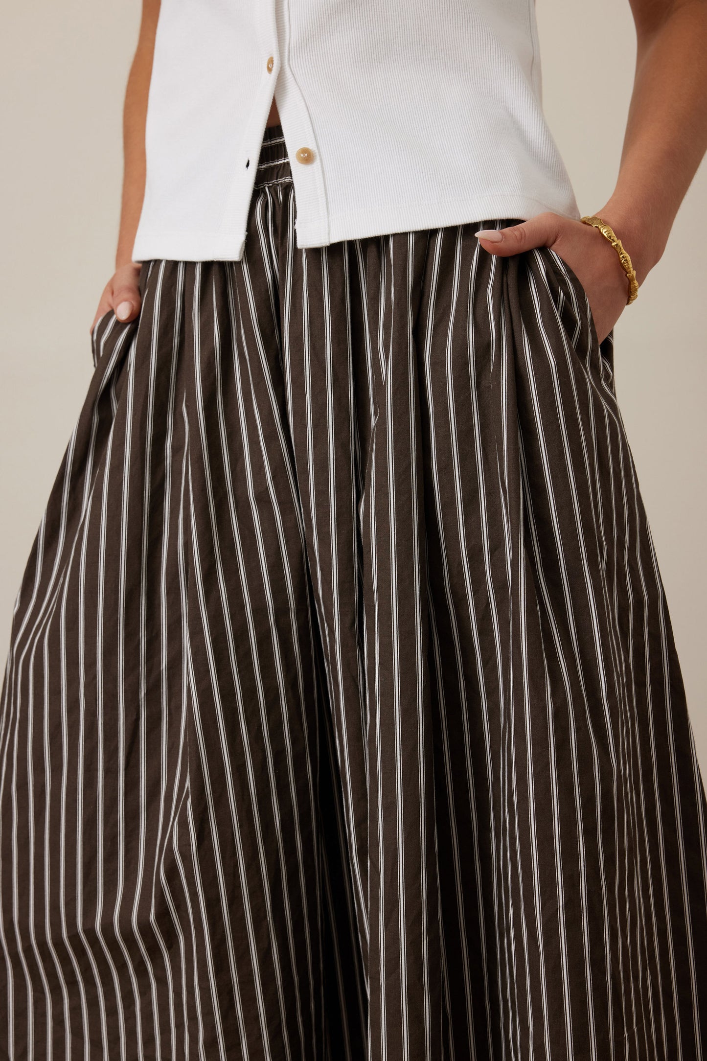 women’s maxi stripe skirt Australia | Ceres Life