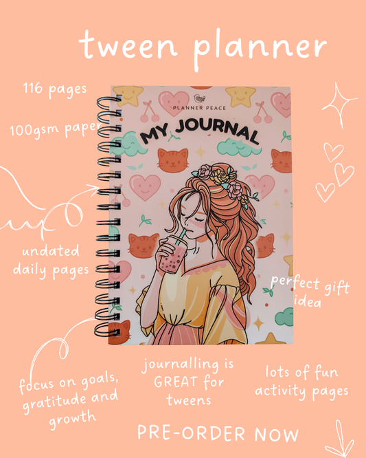 Tween Planner Journal