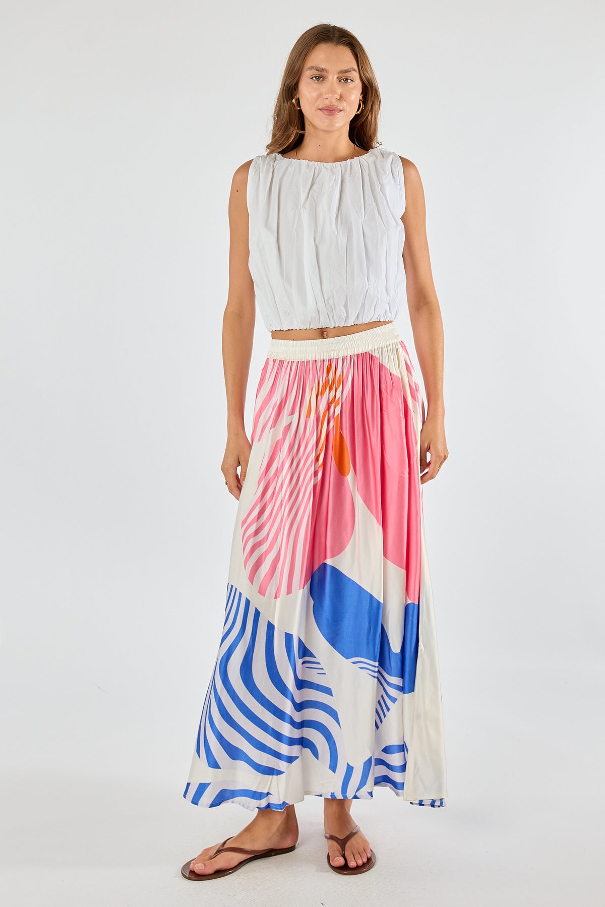 Itami Papillon Skirt White