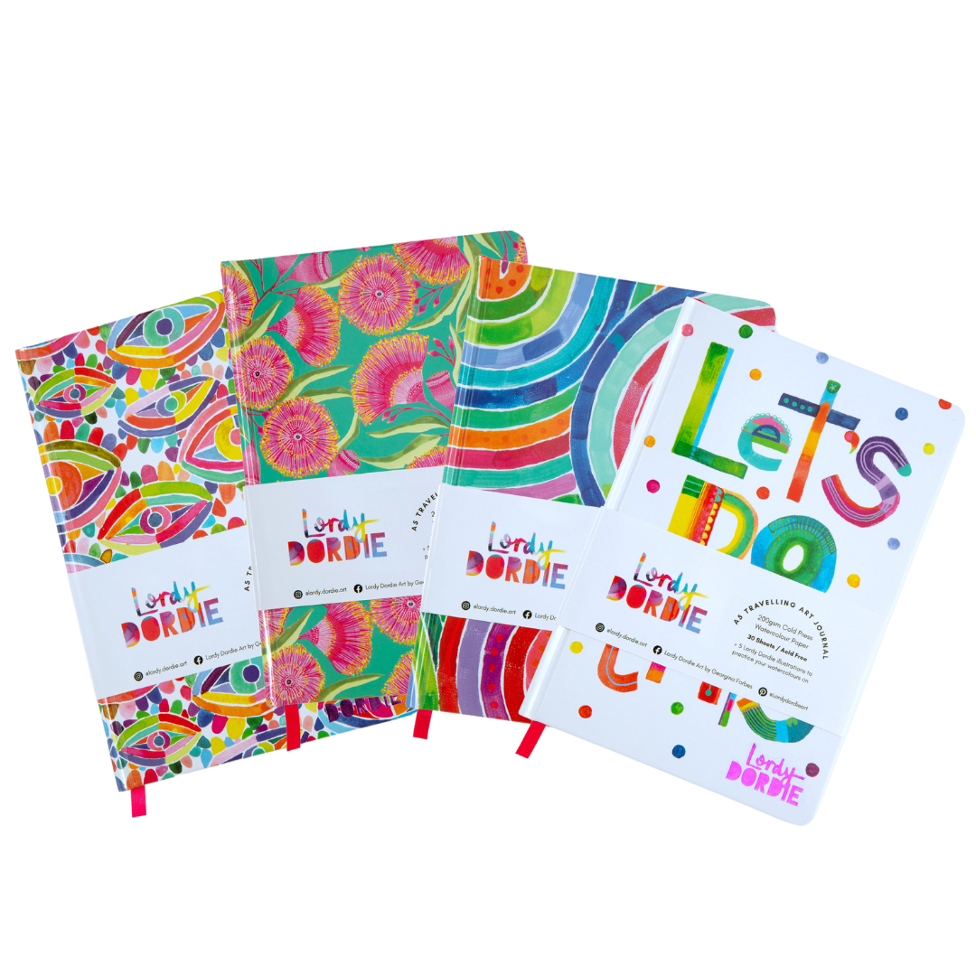 Lordy Dordie Eye Candy Visual Art Diary / Journal | A5