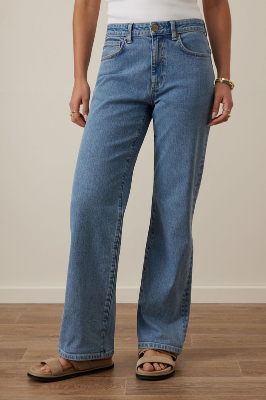 Ceres Life Sydney Straight leg Jean Vintage Blue