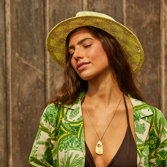 Sage & Clare Luce Straw Hat - Zest