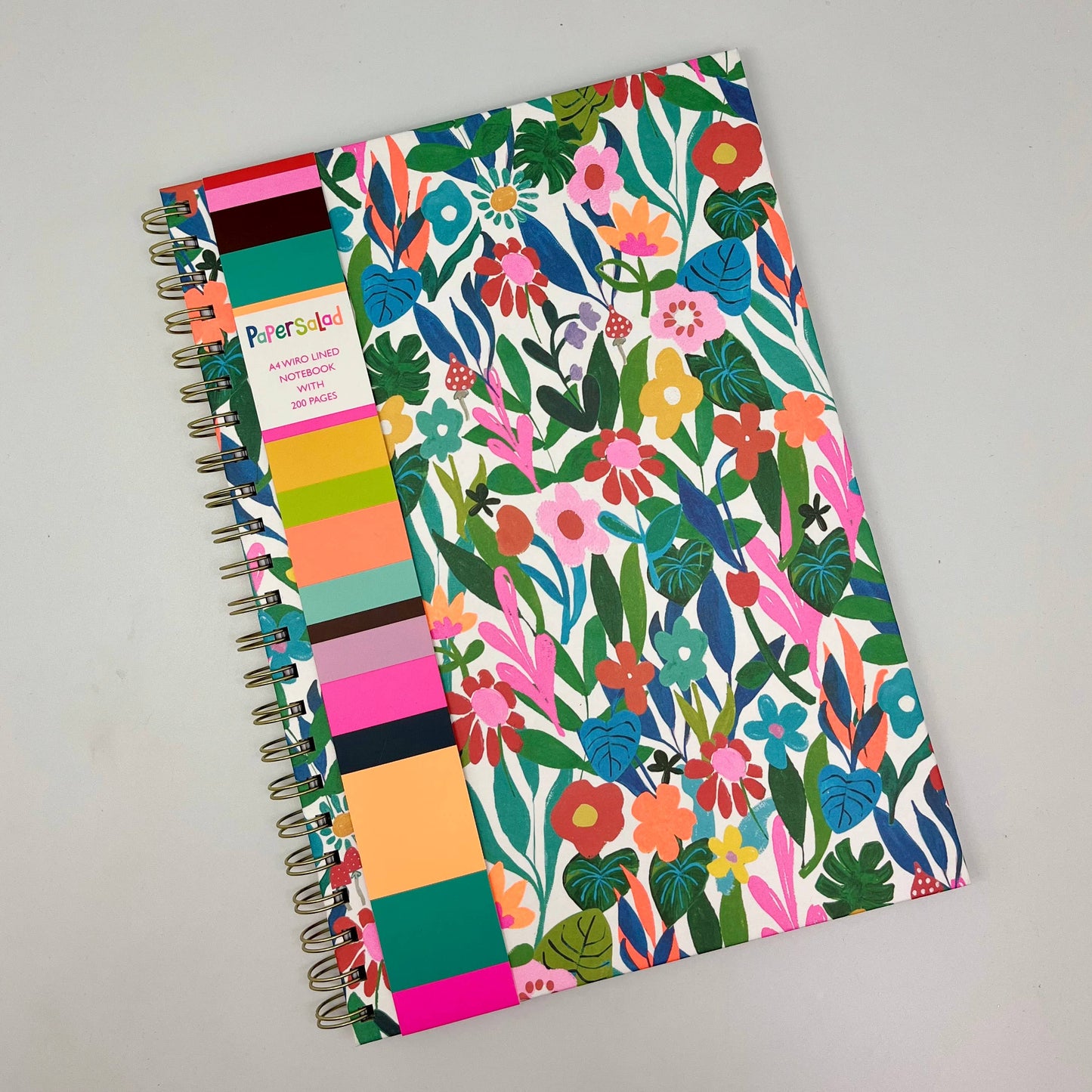 Paper Salad A4 Wired Lined Notebook Stationery Gift