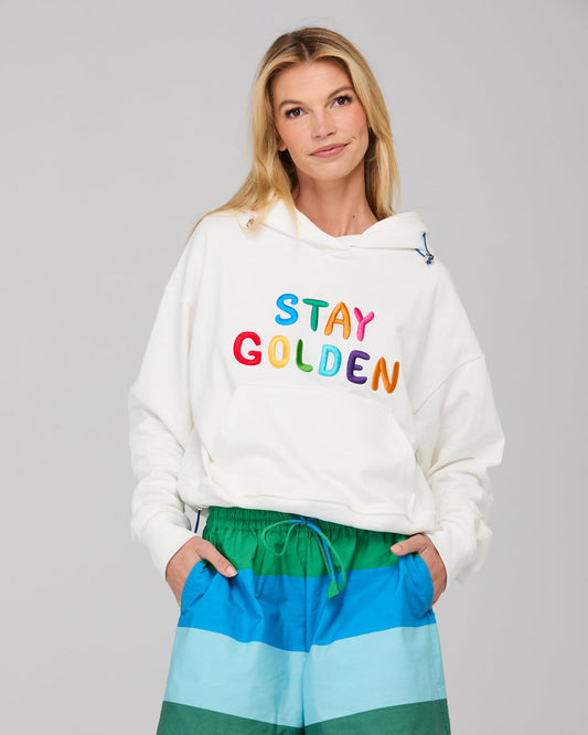Boom Shankar Meeko Embroidered Jumper - White Multi