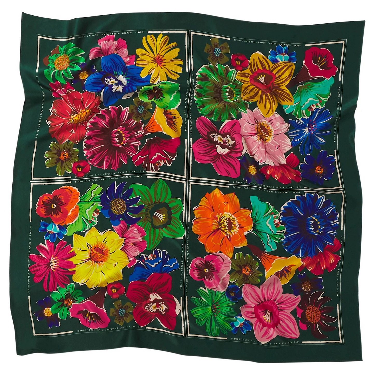 Sage & Clare Ines Silk Scarf