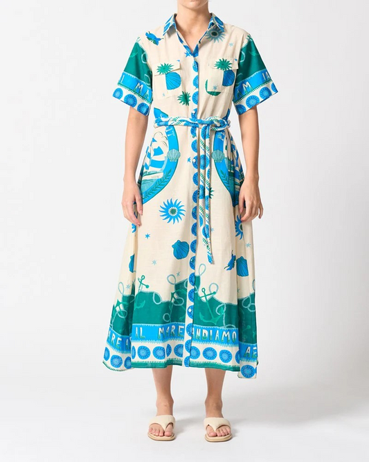 Walnut Melbourne Cannes Dress - Andiamo