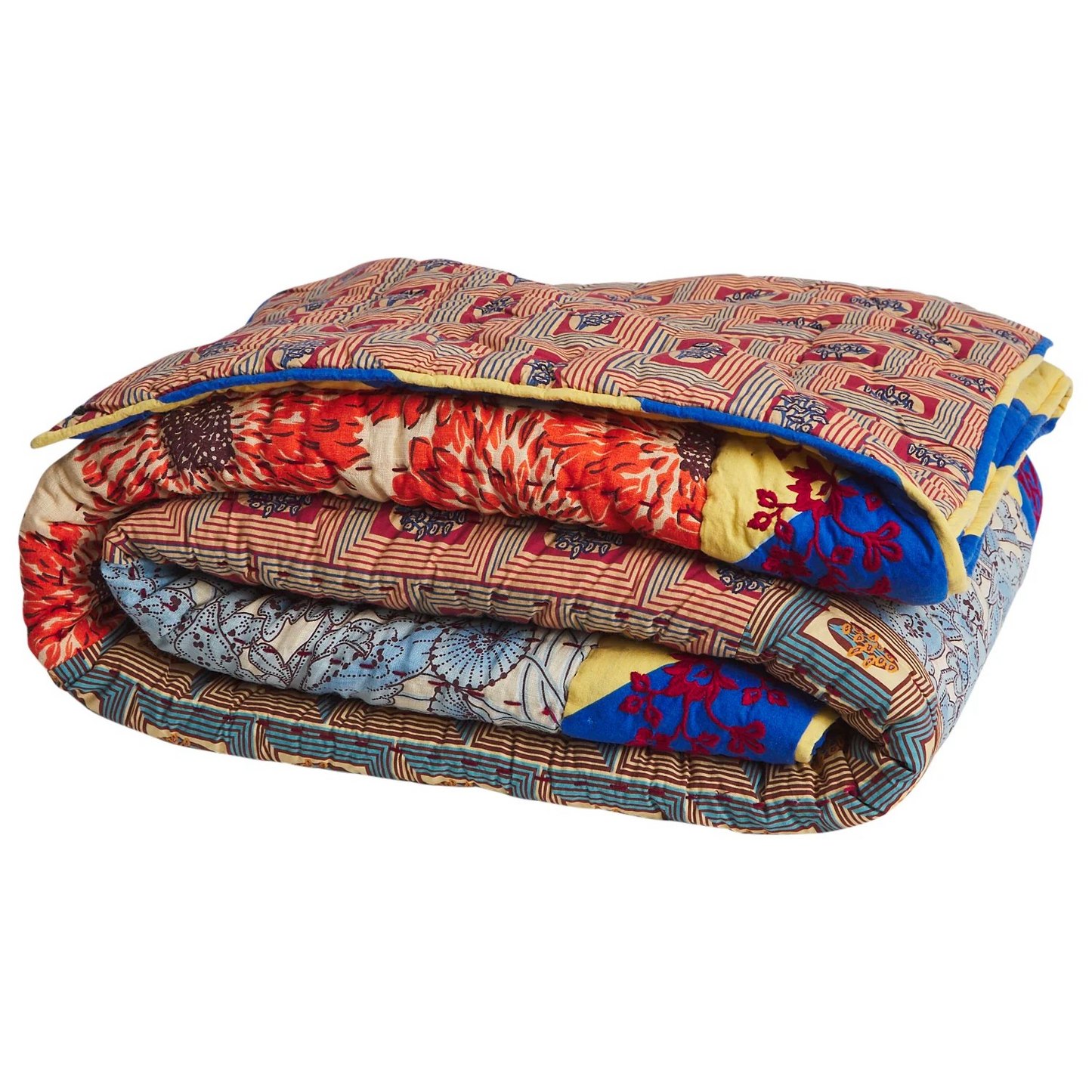 Sage & Clare Clarice Patchwork Bedcover - Azure