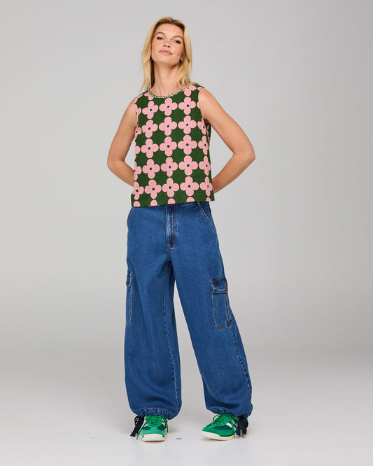 Boom Shankar Brando Cargo Pant - Denim