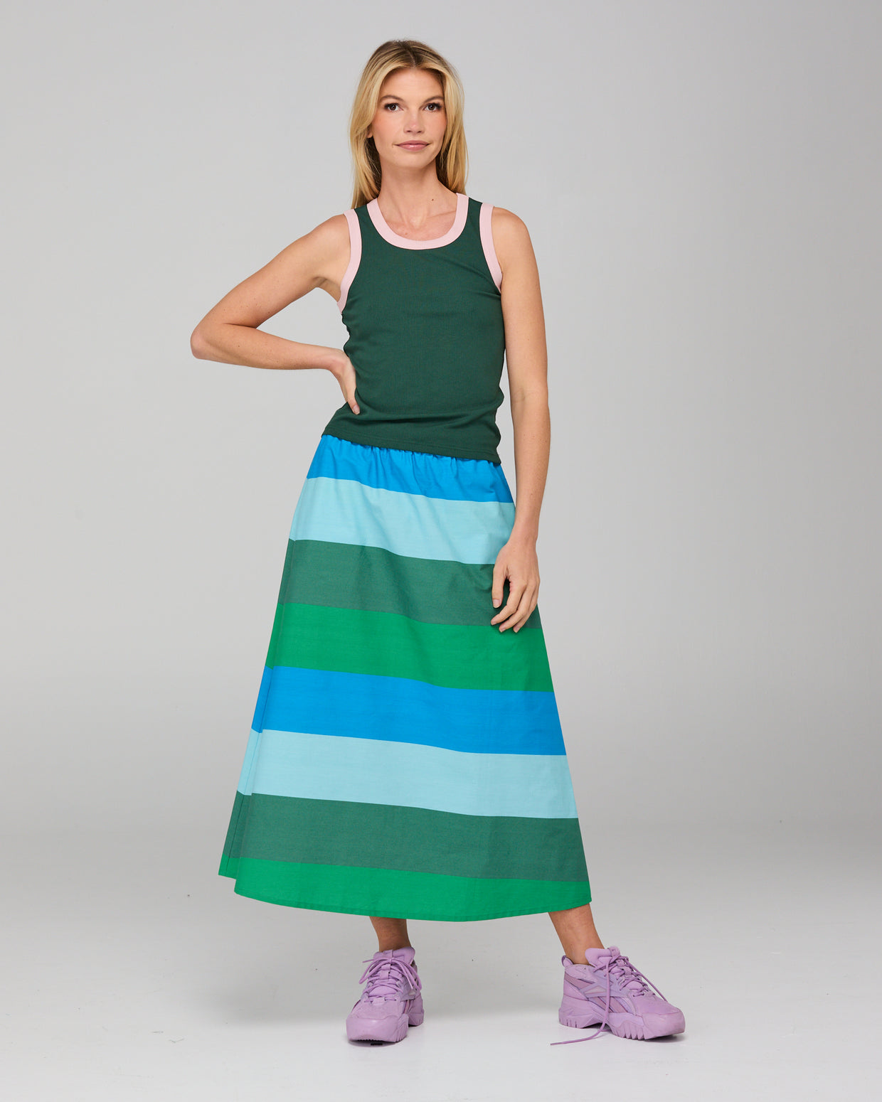 Boom Shankar Lini Skirt - Emi Blue