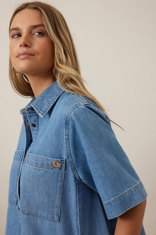 Women’s Lightweight Denim Summer Dress | Ceres Life