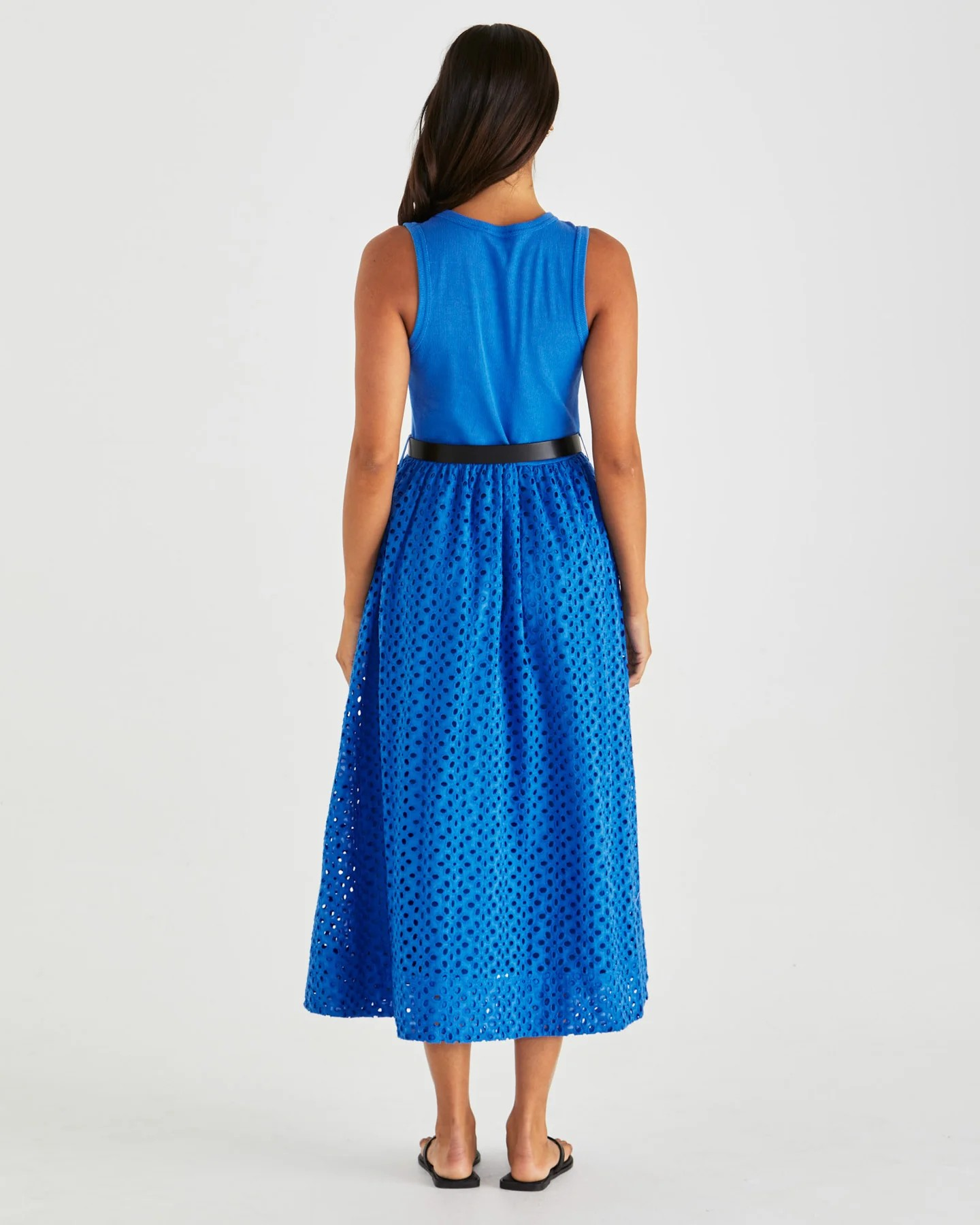 Sass Pattie Dress- Bright Blue