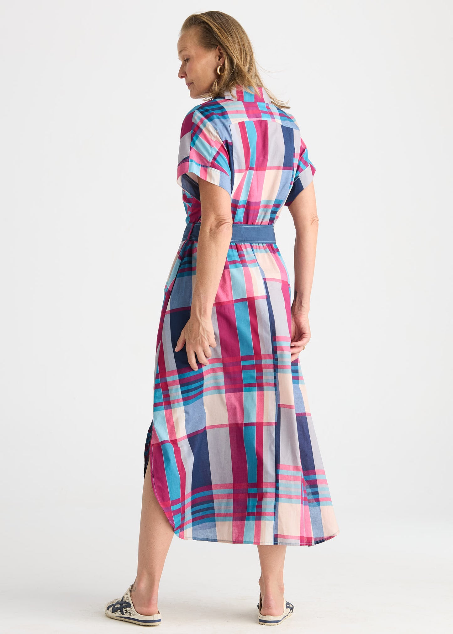 Zaket & Plover Checked Dress - Eclipse