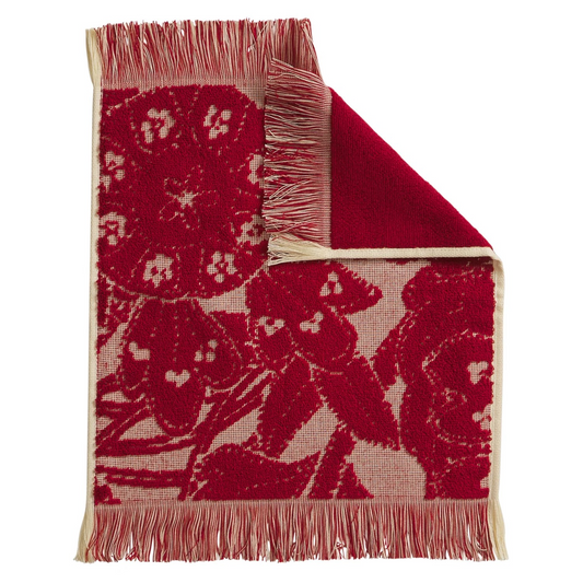 Sage & Clare Lucia Face Washer Set 2PK - Crimson