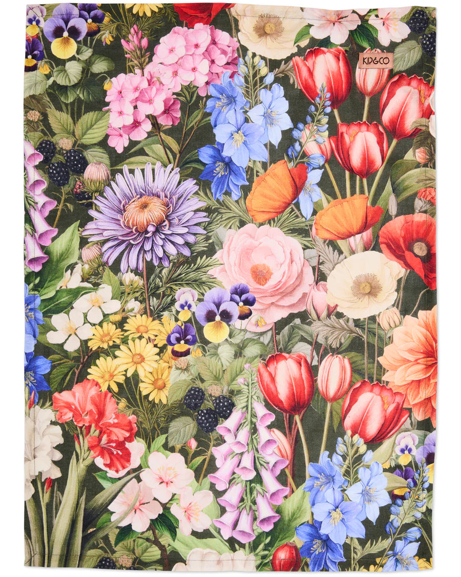 Kip and Co Cottage Garden Eden Tea Towel