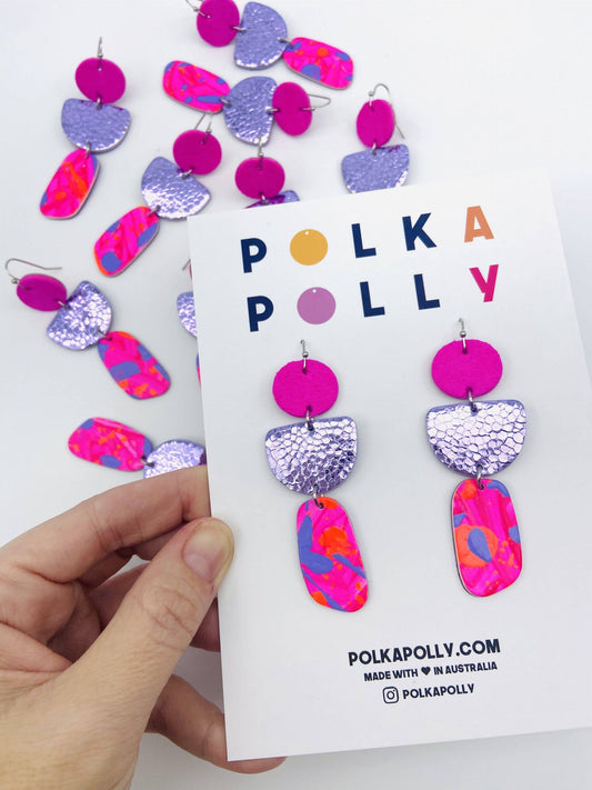 Polka Polly Flourish - Candy Floss