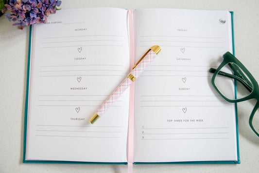 Gratitude Journal - Undated with Soft Vegan Leather Cover