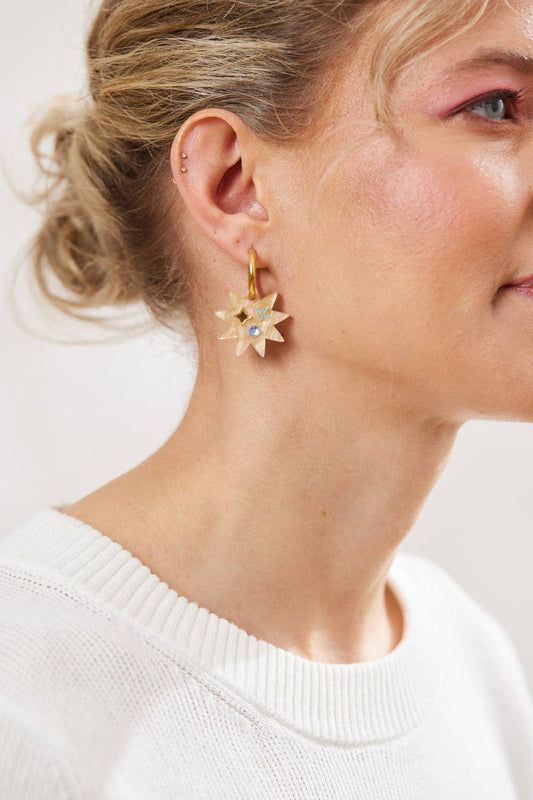 Day Star Earrings - Gold