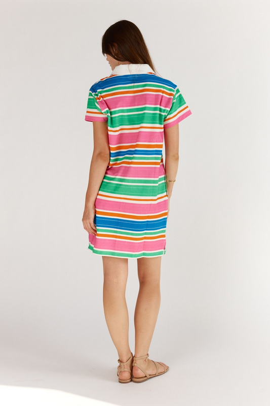 Itami Moritz Dress - Multi Stripe