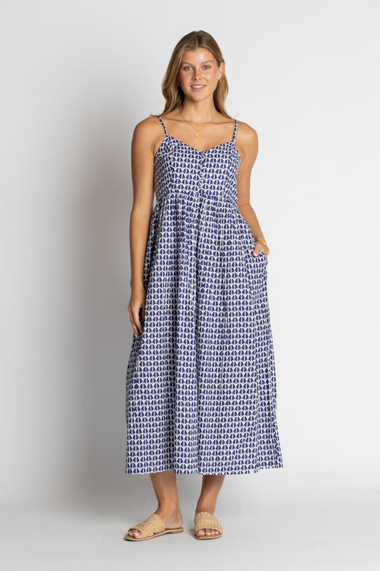 Ibisa Knoxville Sundress - Ocean
