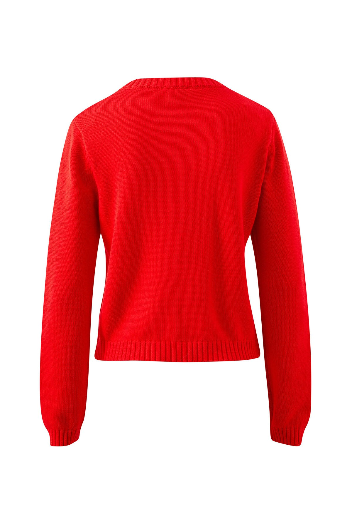 Ceres Life Nelly Long Sleeve Knit Cardi - Fiery Red