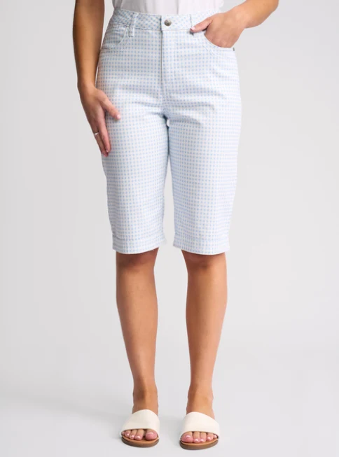 Vassalli Custom Short Blue Gingham
