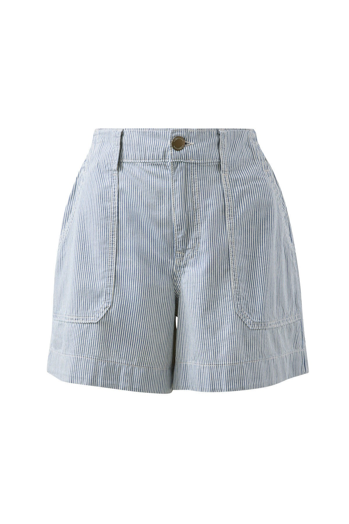 Ceres Life Weekender Short - Fresh Blue Stripe Shorts for Women
