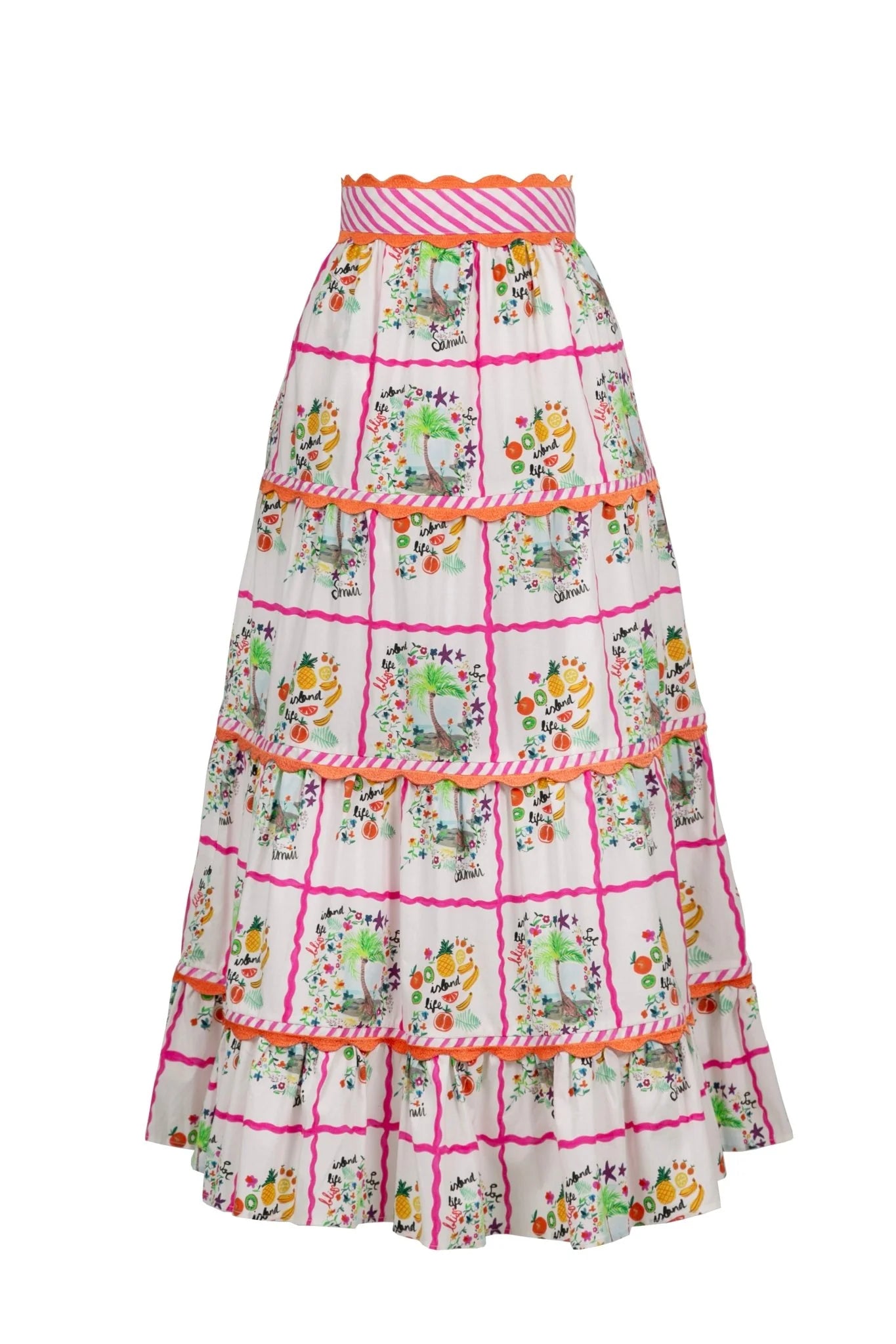 Celia B Kiwano Skirt - Multi Stripe