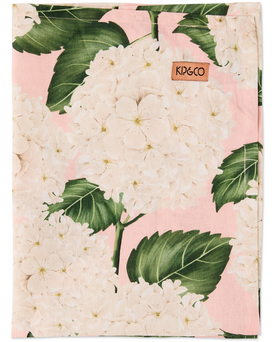 Kip and Co Hydrangea Pink Tea Towel