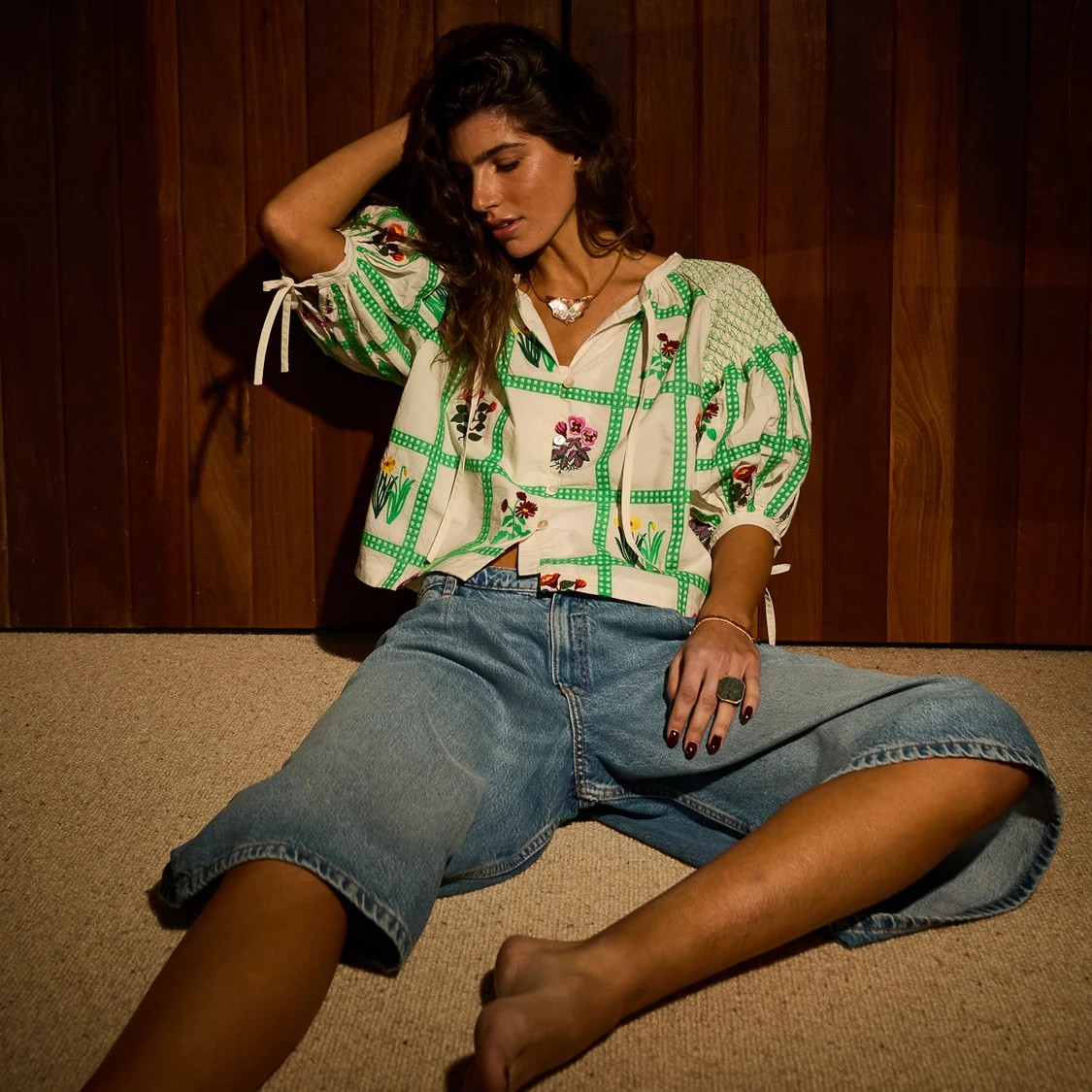 Sage & Clare Florina Blouse - Porcelain