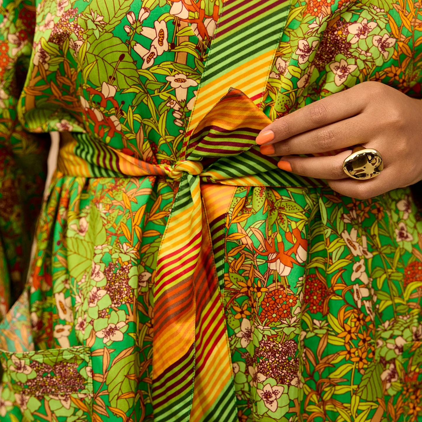 Sage and Clare Francesca Robe