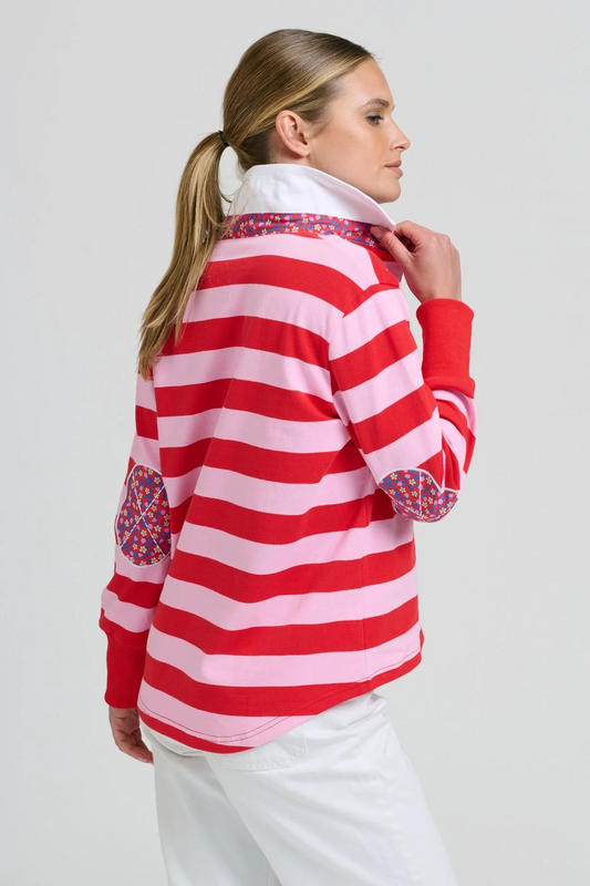 Shirty x EST Rugby Sweatshirt - Lolly Pink/Red