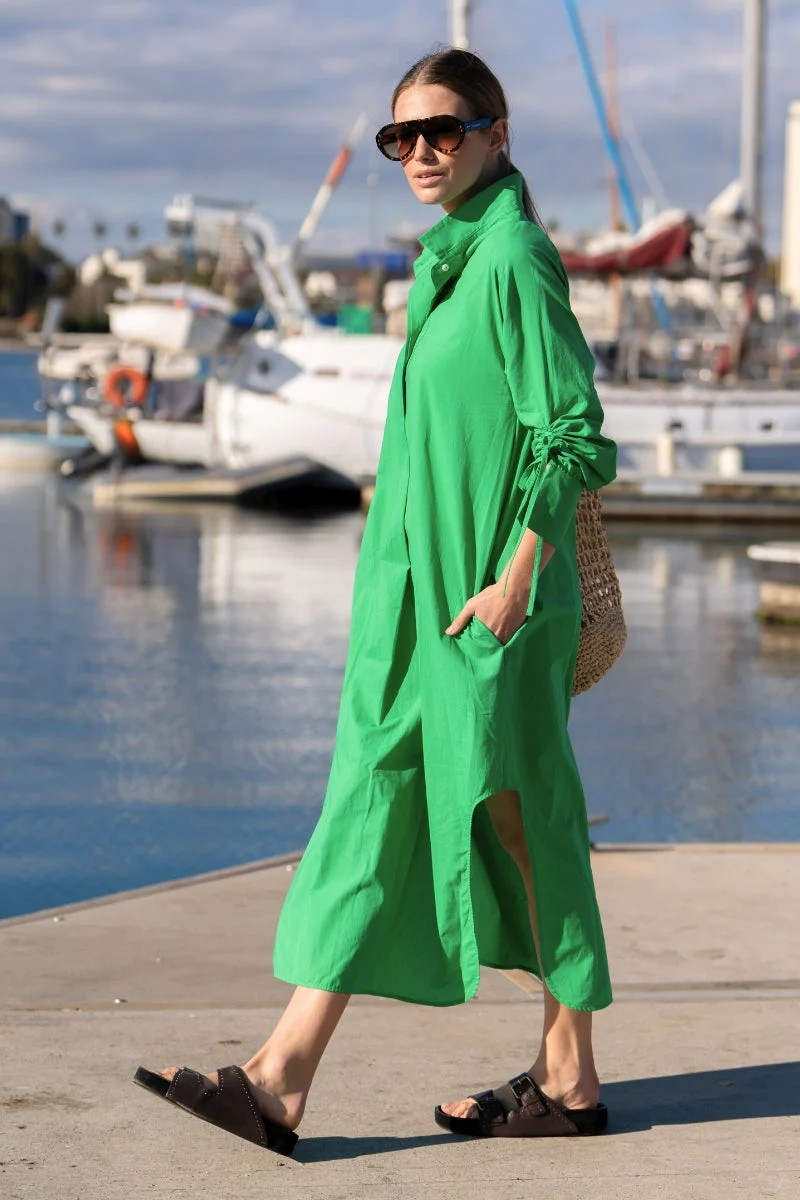 Shirty Millie Dress Bright Green
