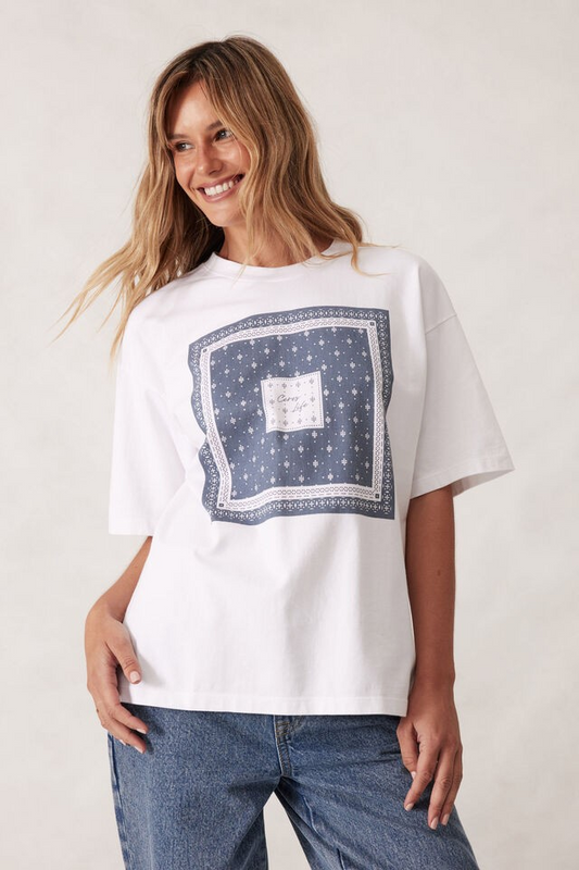 Ceres Life Boyfriends T Moonlight Bandana Print