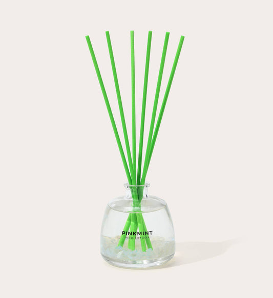 Pinkmint Blooming Solo Reed Diffuser Crystal Infused