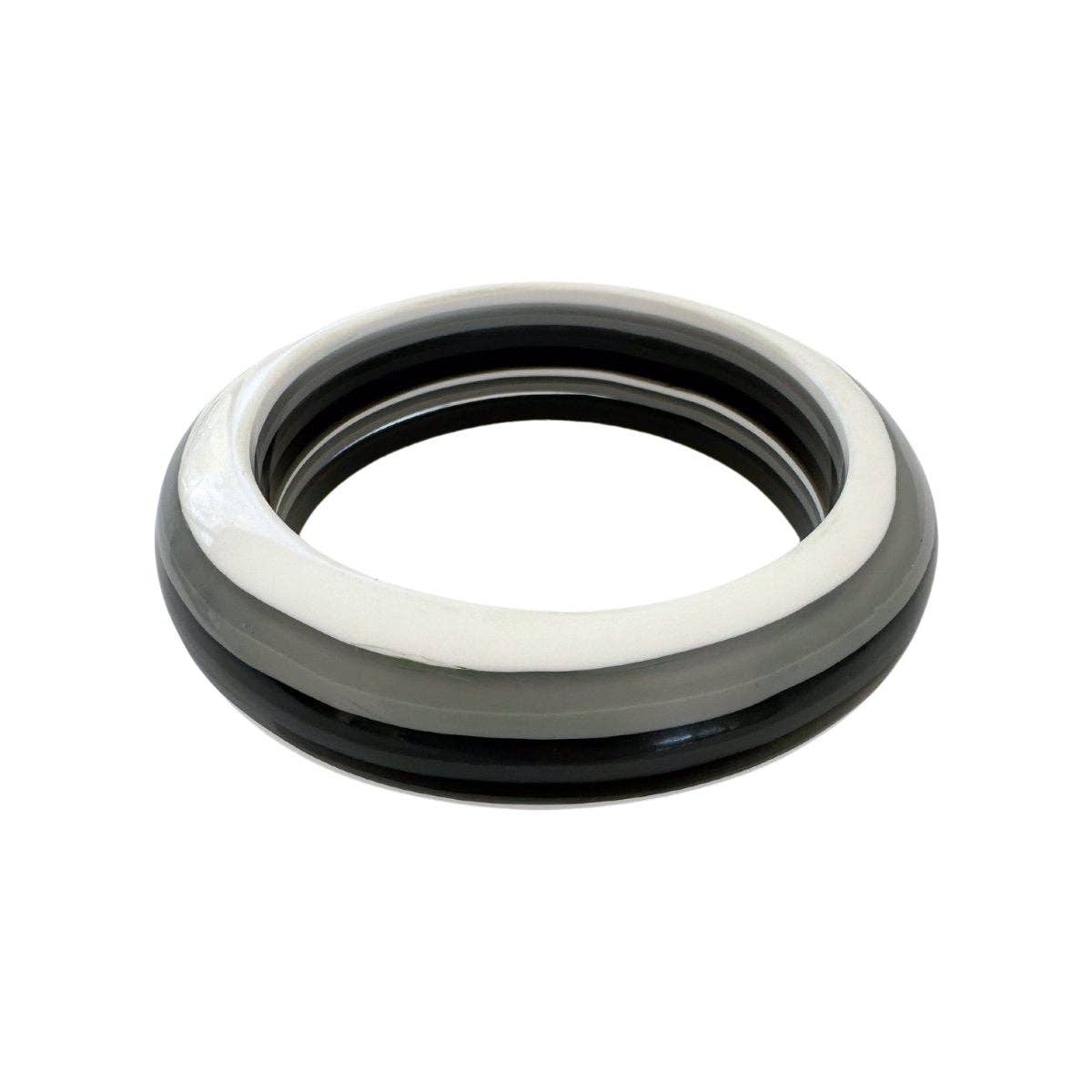 Chromatic Striped Bangle: MULTI