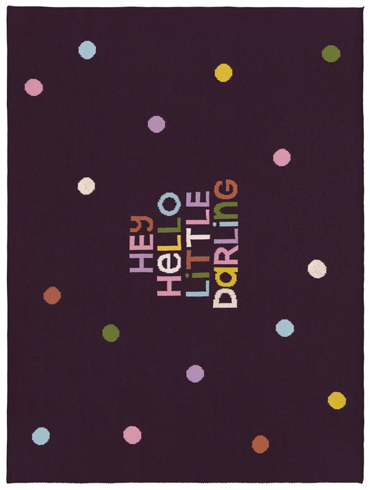 Castle and Things Hello Darling Baby Throw