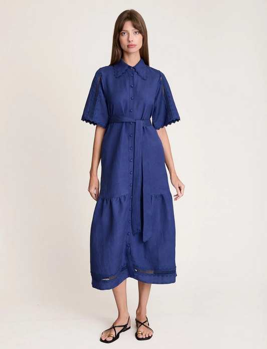 State Of Embrace Lotte Dress Navy
