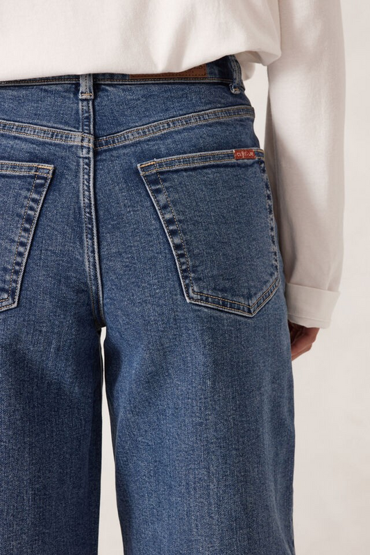 Ceres Life Core Wide Leg Jean Fresh Indigo