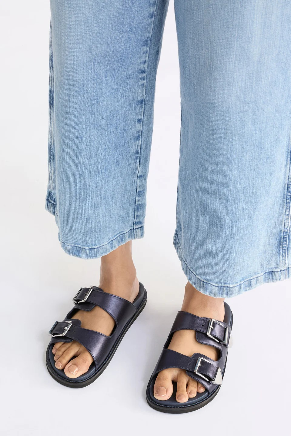 ELK Spenne Sandal - Navy