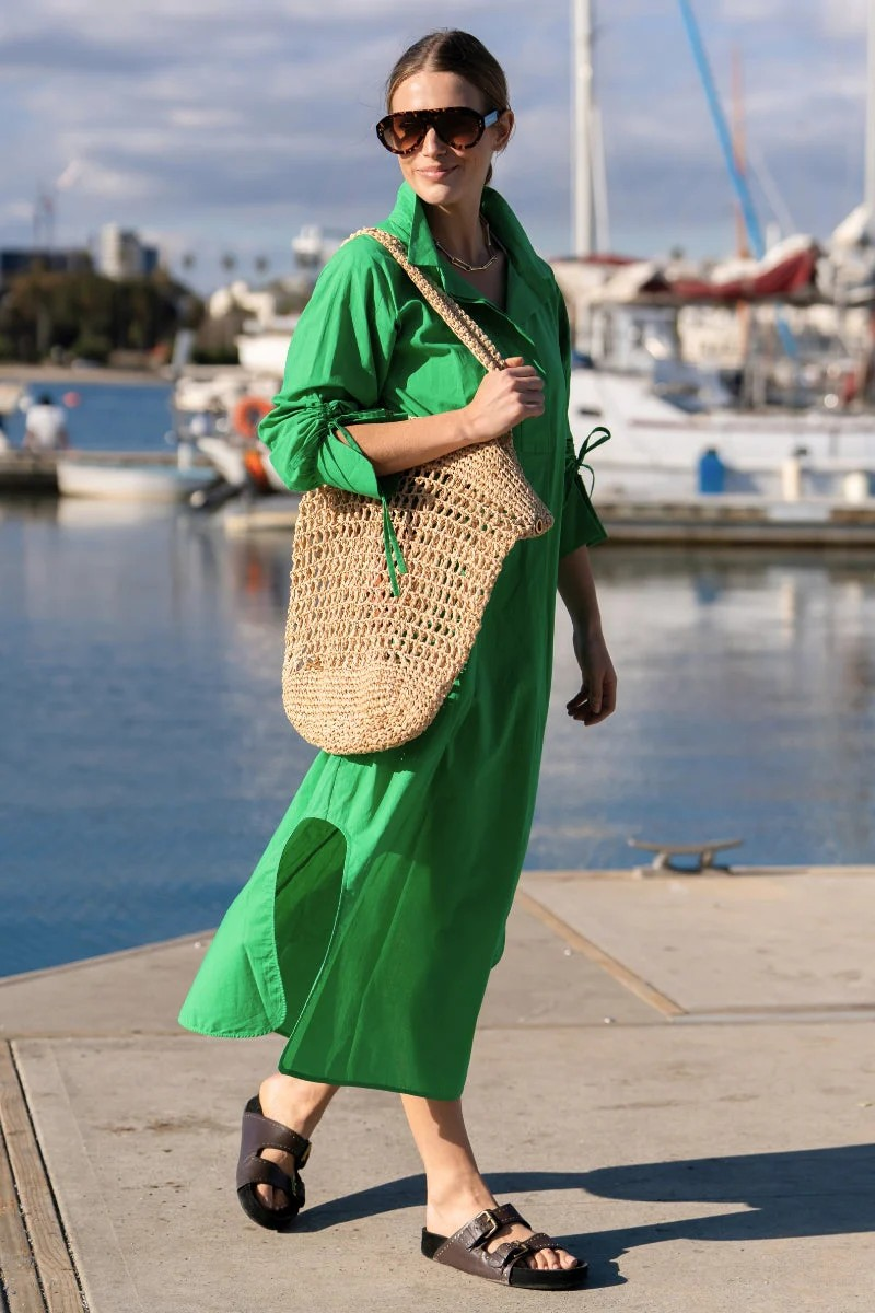 Shirty Millie Dress Bright Green